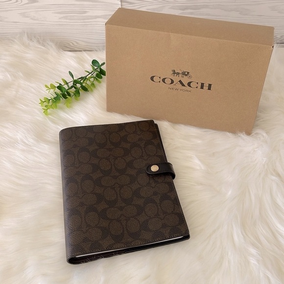 Coach Notebook In Signature Canvas - Picture 8 of 10